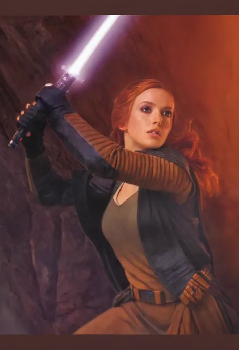 femme arafée tenant un sabre laser dans une pièce sombre, Mara Jade skywalker, Mara Jade, female Jedi, Jaina seulement, Mara Jade and luke skywalker, des légendes de Star Wars, Jedi knight, blonde female Jedi, Padme Amidala, femme templière rousse, McQuarr...