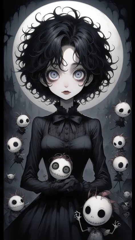  Tim Burton Style、 Anime Characters 、