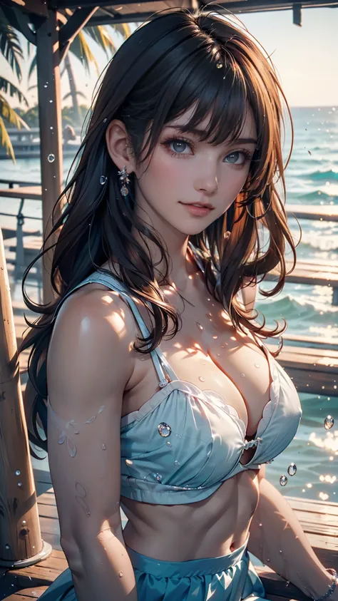 art by Cornflower,  dreamy , (A petite girl with beautiful eyes. The photo's depth of field was perfect ,  The lens flare adds a nice touch . Her facial features really stood out., The score for this photo was definitely above 10 .  It's a mixture of ,   T...