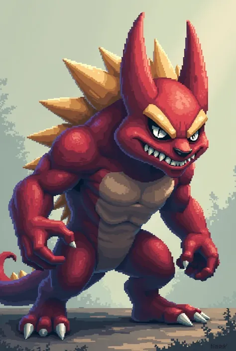 Pixel pokemon angry