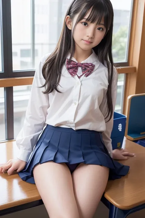   thighs、  (((超絶かわいい elementary school student)))、between legs、 cute sexy panties、cameltoe、 mansuji、(((( elementary school student))))