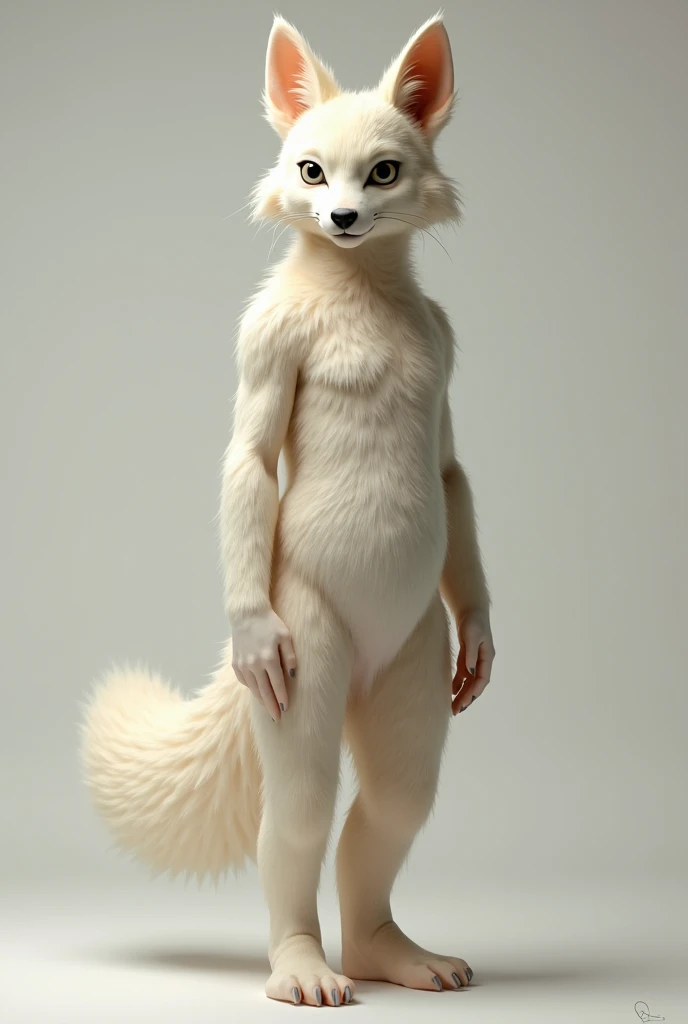 Make the image of an unclothed furry 