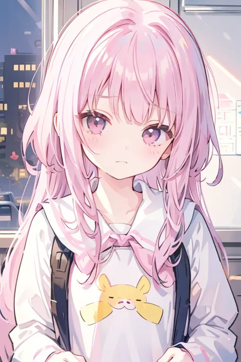 Frown　The mouth is small　Smile shyly　 elementary school student　kindergarten　 Two Staring at Each Other　 Very short　Baby Face　 beautiful girl　 very cute face 　 Very Large Chest 　 chest expands　Pink Cheeks　 in the city 　 Cute canopy bed 　Sleeping in &#39;si...