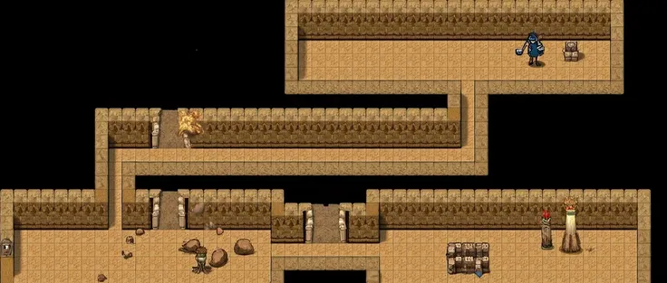 16 bits, game, rpg, map, ruins, desert, dungeon, masterpiece, cinematic light, smooth borders