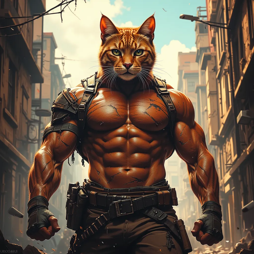  hero , cat,  macho