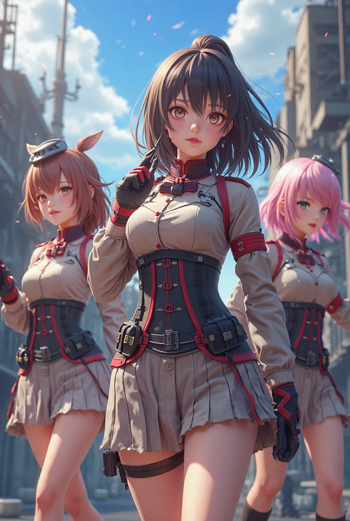 3d anime girls frontline