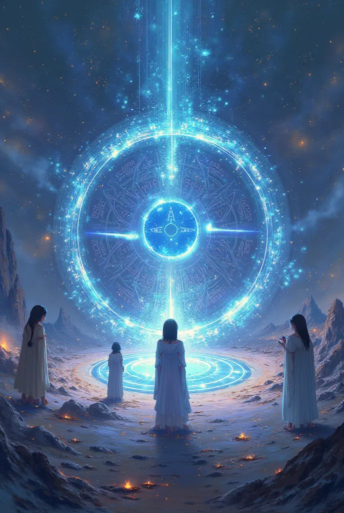 Anime world magic circle background picture