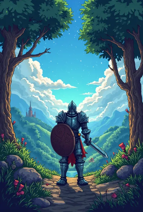 It should be terraria game with a Knight 