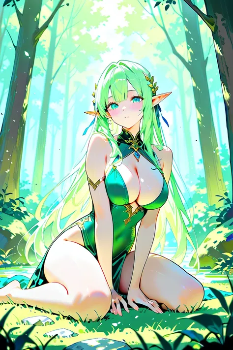 Elf girl in the forest