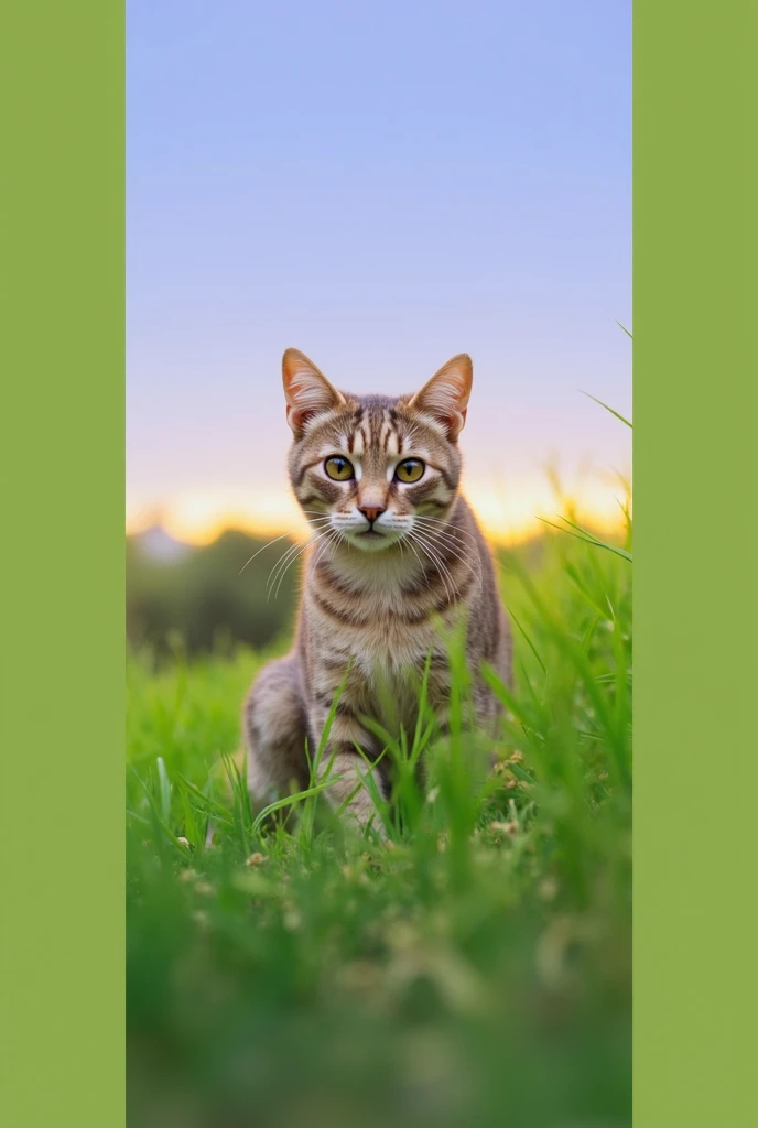 Un chat réaliste en train de cuisiner dans une cuisine moderne, avec des mouvements naturels et une ambiance très propre