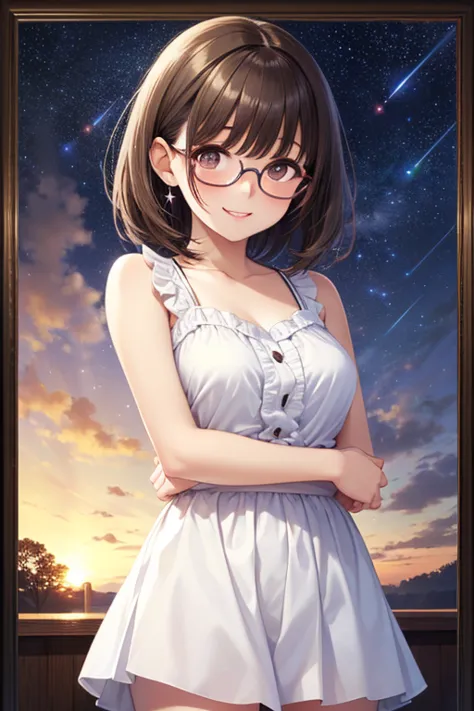  anegasaki nene, shiny brown short hair, beautiful brown eyes, smiling face, sparkling pupils, (fine grain), highly detailed eyes, highly detailed face, highly detailed eyes,, (masterpiece:1.2, best quality), 1 girl, cowboy shot,cowboy shot,, 

, 



超high...