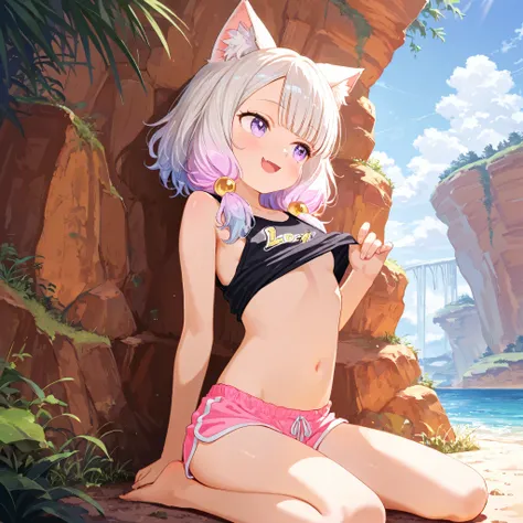 (Masterpiece)), ((best quality)), (8K), (Realistic), (detailed background:1.2), (super detail:1.2),(High Definition:1.3), (Professional Photography:1.2), (very aesthetic:1.2), (absurdres:1.2), (sharp focus), ((1girl)), Cute young Girl, (Textured skin), Big...