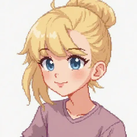 voici une description d'une de mes abonnés tiktok !
Jaimerais que tu me créé un avatar ( personnage en pixel ):en t'inspirent de celle-ci.
"grande, cheveux châtain blond un visage légèrement rond yeux bleus, cheveux mi long avec un chignon, un debardeur pl...