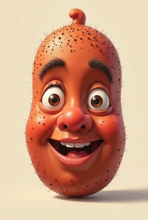 Créer une image d'un visage chorizo humain et mignon 