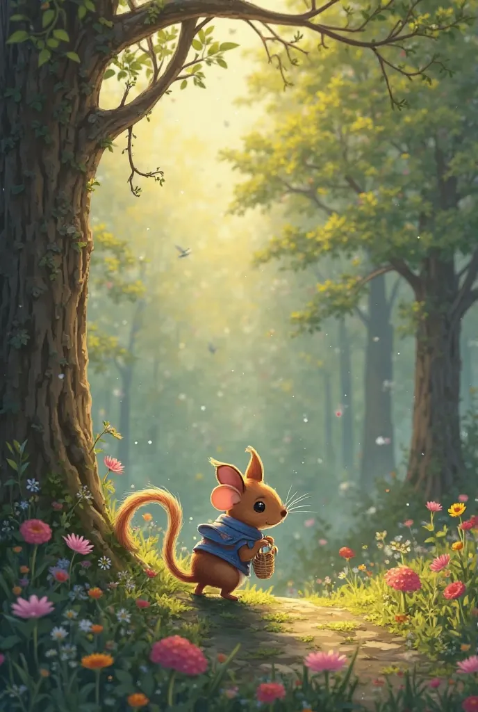 Images for the story: The Adventures of Tiny Tilly

Once upon a time, in a cozy little house on the edge of a big, mysterious forest, there lived a tiny mouse named Tilly. Tilly wasn’t like the other mice in her family. While they liked to stay in their li...