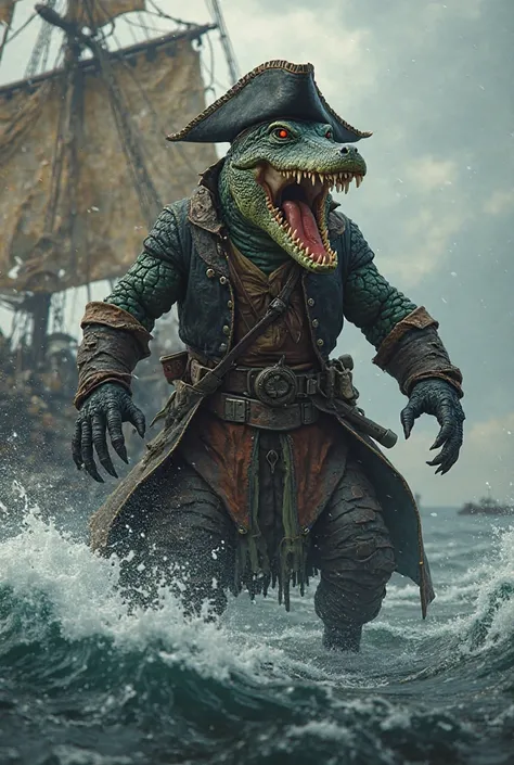 Crocodile pirate