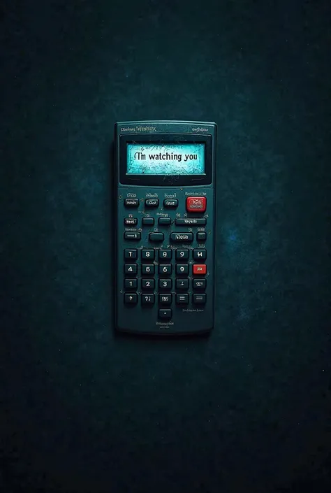  Here's a poster idea for your movie:

Title: The Assassin's Code

Visual:

Dark background with a cool color palette (tons of blue and black),  creating a dark and mysterious atmosphere.
A calculator with a broken display written on it "I'm watching you" ...