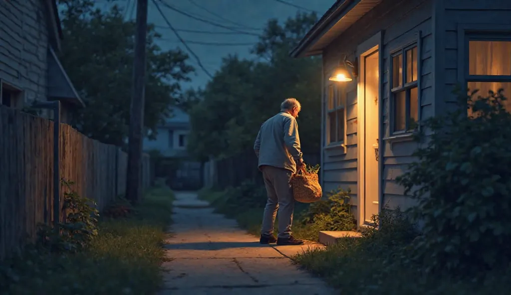 Unseen generosity – The teacher secretly buys groceries and delivers them to the boy’s home at night.