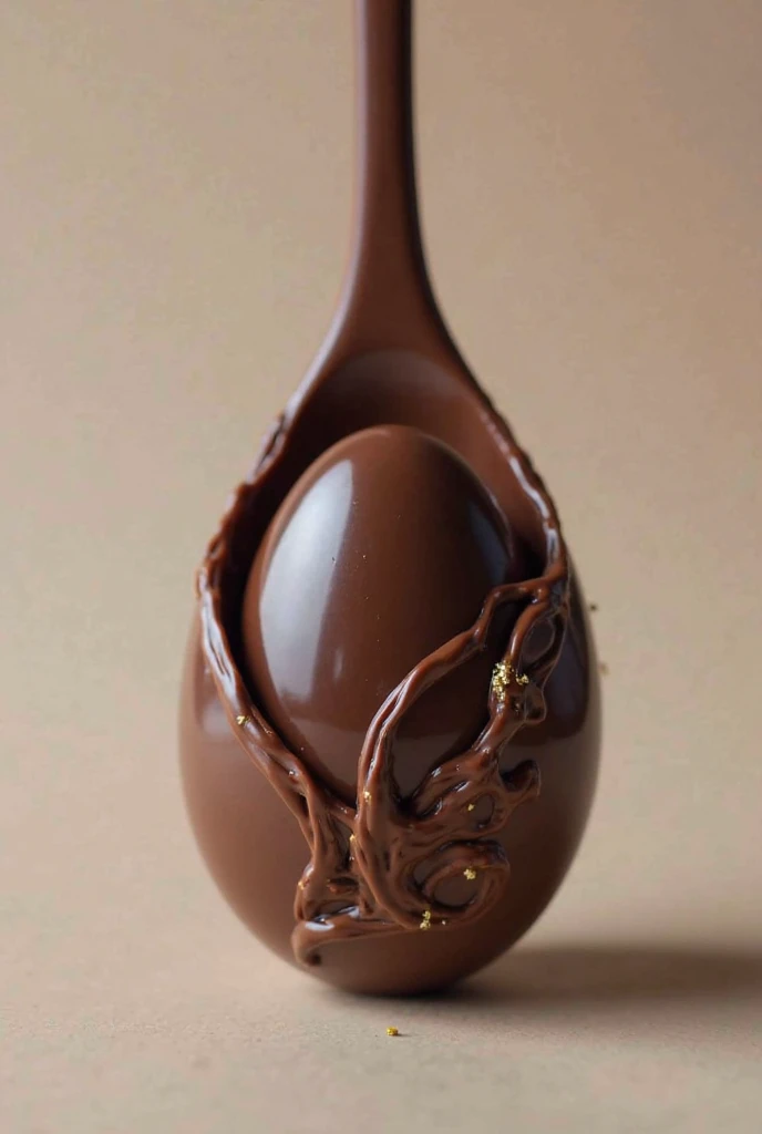 Chocolate egg spoon images