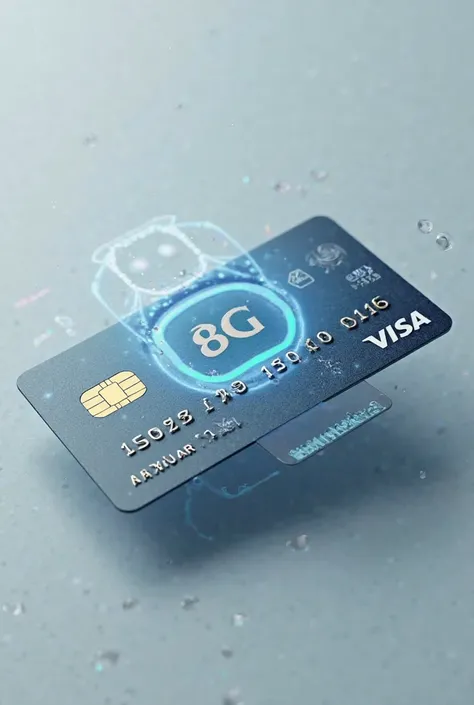 A picture of a bank card with security
Number