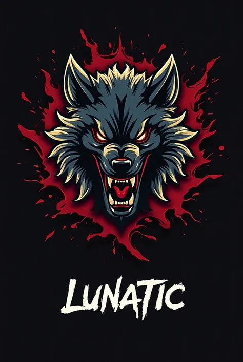 I want a logo for a sports team the name of the team is LUNATIC 