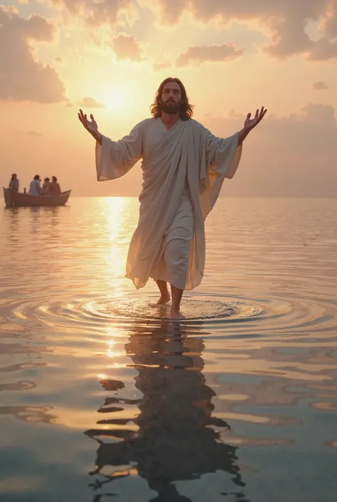  Jesus walking on the waters  