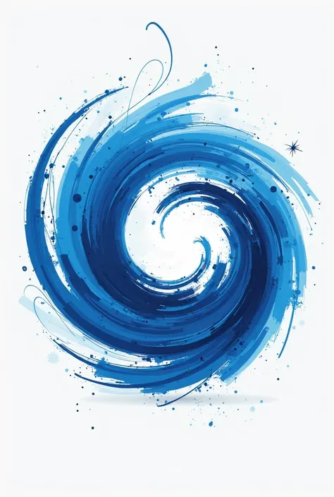 Reversao Brasil phrase in Brazilian Portuguese with blue spiral 
