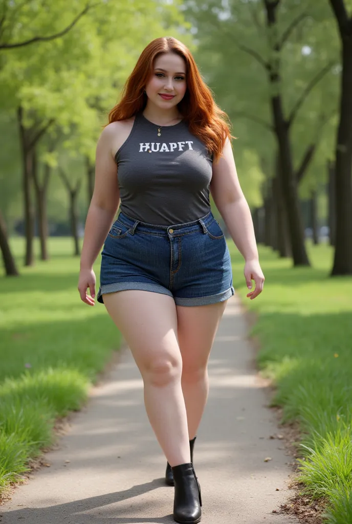  beautiful Irish girl   , redhead , white skin,  pale skin,      porcelain skin ,   very beautiful,  chubby perfect body ,   pear body  ,  measurements of women  , 110, 70, 120,  Vientre plano y chubby  , cuerpo perfecto con   t-shirt ajustada y pantalones...