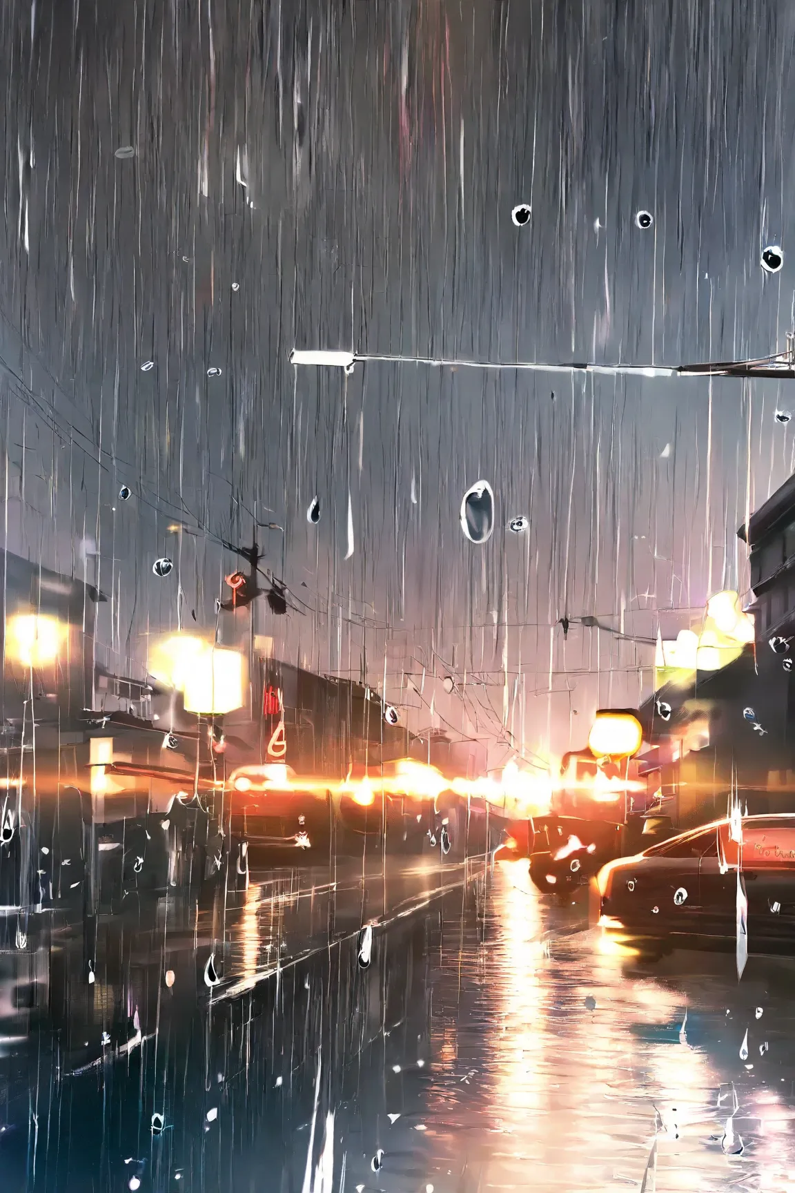 
The Poetic Transformation of a Rainy City
Hyperrealism x Impressionist brushstrokes
4K resolution / Light refraction effect enhancement
Color Temperature: 6500k （Cool Tone Undertones）
Primary: Lead Color(#708090) / Pearl Grey(#D3D3D2)
accent: Umbrella Red...