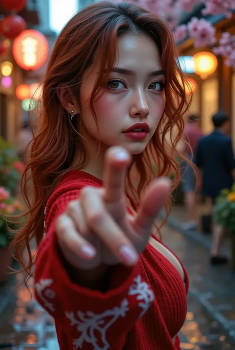 [Style: "Photorealistic, cinematic, cyberpunk"](Key Directive: "Ultra-sharp human eyes with biological accuracy"){ Character: "20-year-old Caucasian woman" | Face: - "symmetrical pale skin (subsurface scattering:1.3), full lips (vertical lip wrinkles:0.7)"...