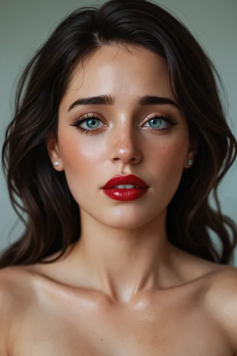 A 22 year old Moldovan sister Marina looks at me sad scared and worried knowing that i am struggling with love.she is beautiful and wears lipstick and undresses herself showing me her perfect Moldovan naked sexual attractive body