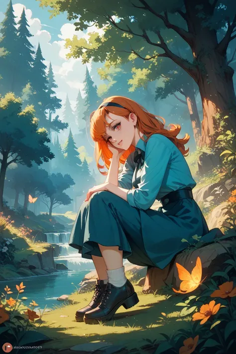 Alice lost in the woods