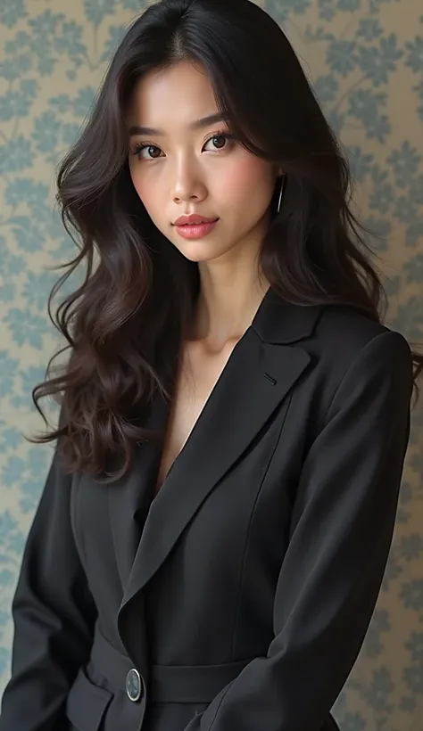 Pol:  Feminine
Age : 17-18 years
Height: 165-170 cm
Hair: long, dark, with a light wave, loose or neatly assembled.
eyes: dark,  expressive , conveying confidence and curiosity.
face: soft features, thin cheekbones , light chin, calm and open expression.
 ...