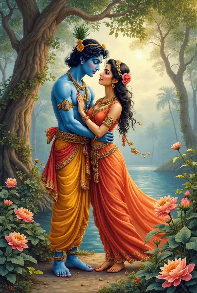 Krishna and Radha