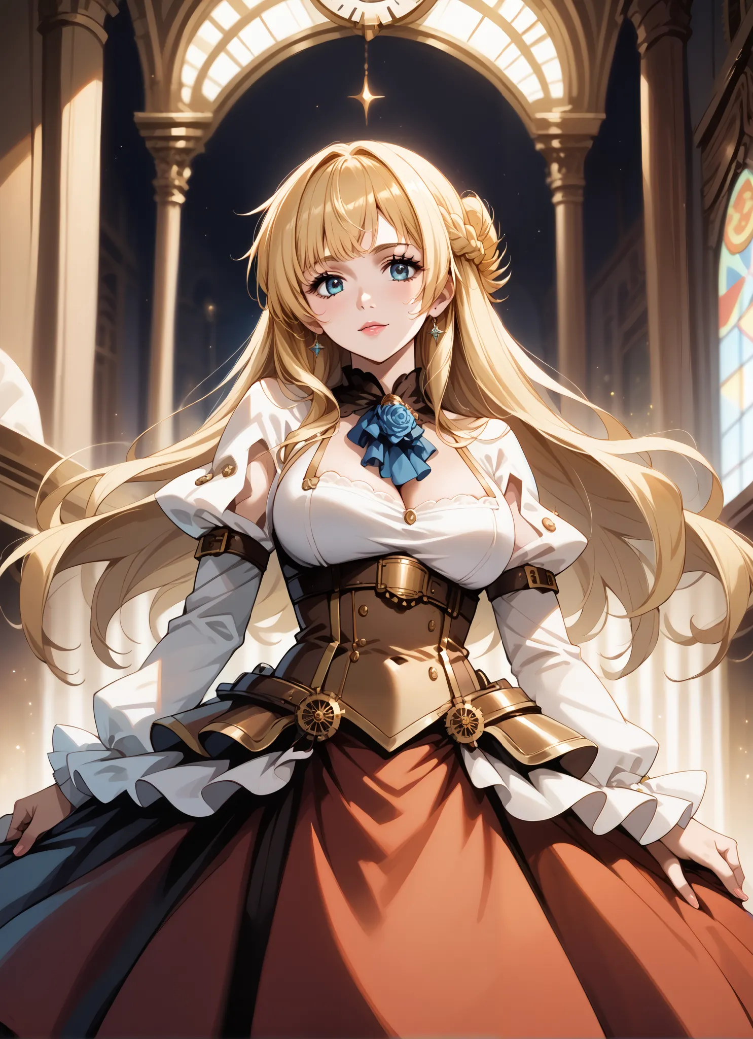 score_9, score_8_up, score_7_up, source_anime, 4K,perfect fingers,(perfect hands, perfect anatomy),prefect lighting, very aesthetic, intricate details,highly detailed background, masterpiece, high quality, best quality,
1girl,((solo)) ,large breasts, blond...