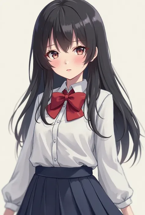 NEZUKO ON SCHOOL UNIFORM