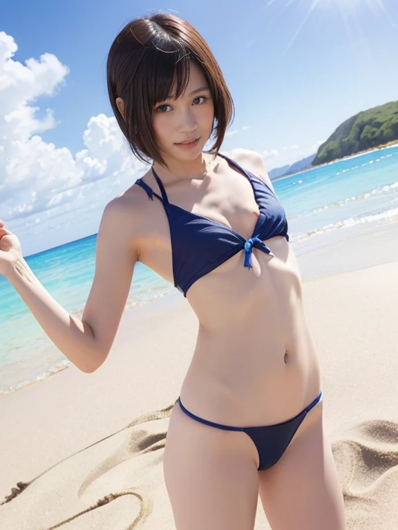  Japanese idol 、Censorship off   、   nudes、 completely naked、figure without a single thread、staring at the camera、 smallバスト、真っ flat chest、　((  small,   flat chest:1.9))　、   HD ,8K images,  shiny skin,   my skin is beautiful ,My skin is young,　pink nipples、...