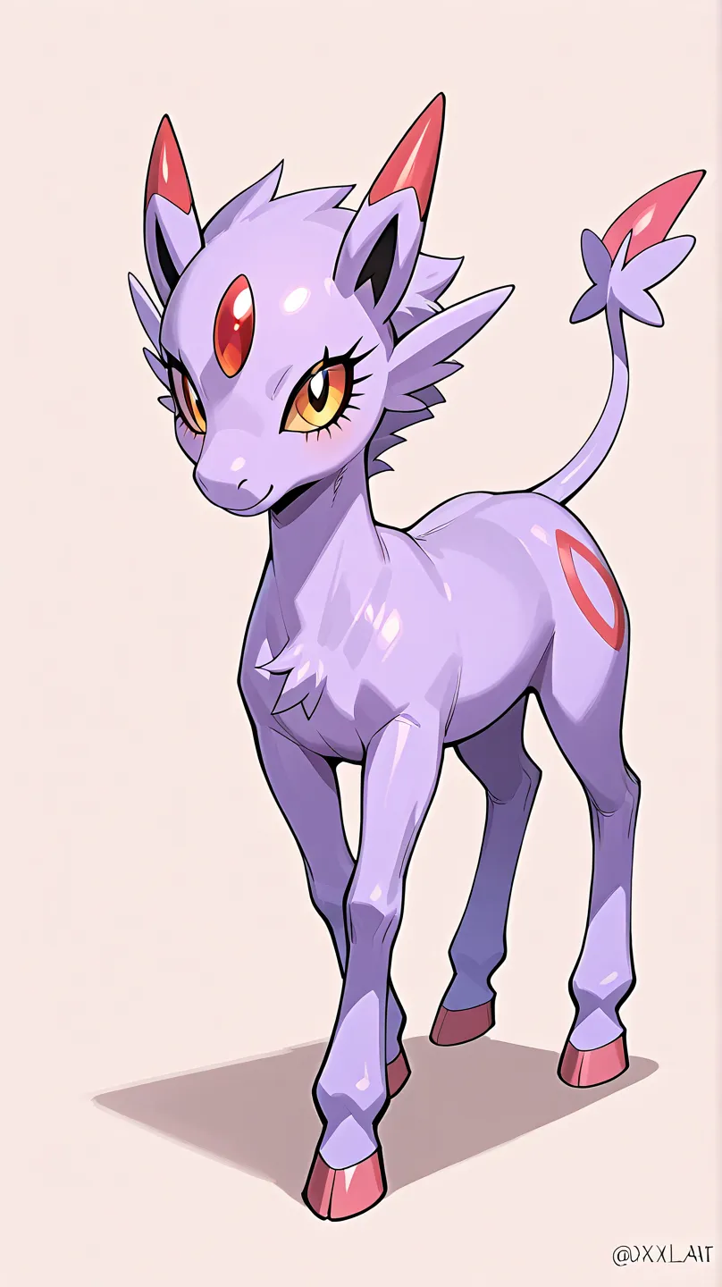 Female creature monster teenager devil hell pokemon cartoon osirixart  ai generated style pony XL