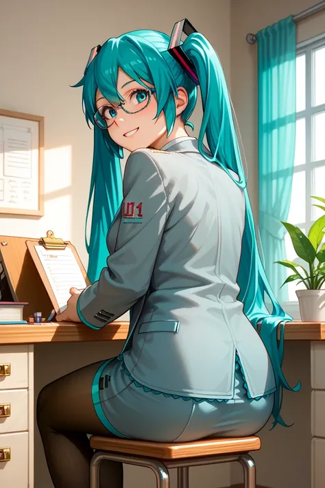 (TOP QUALITY), (8k detailed), ( masterpiece), masterpiece , 1 person , woman ,  Hatsune Miku ,  turquoise hair  , twin tails  ,  create a perfect body line  , Hot body  ,  exact finger , Light effects ,  Hatsune Miku , scene  , The blue-green nails  , draw...