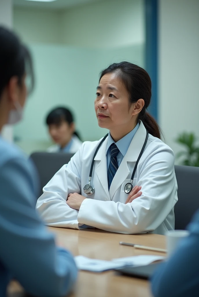 10 no Japanese psychiatric medical staff、Male doctor５０age、 female doctor６０age、Female nurse３０age、Female nurse２０age、 Male Operative Therapist２０age、Female Dietitian ５０age、Female counselor４０age、female clerk２０age、 male nurse in meeting room３０age、 group photo、 s...