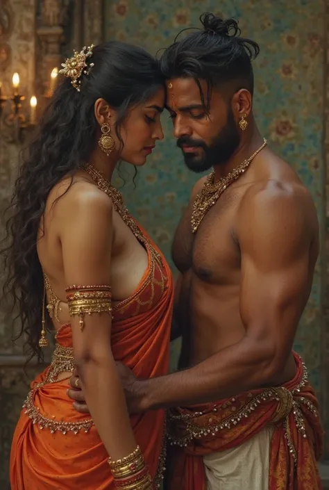 Hindu princess naked and moaning and crying and muslim king naked doing sex realistic