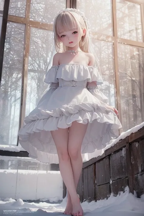 (doll-like lolita, porcelain skin, delicate facial features:1.3), (petit, ultra cute loli 2girls:1.3), (ultra cute loli face:1.3), ((puffy, glassy eyes)), ((masterpiece)), ((best quality)), ((ultra detailed)), ((exquisite)), ((depth)), ((crisp)), ((8k)), (...