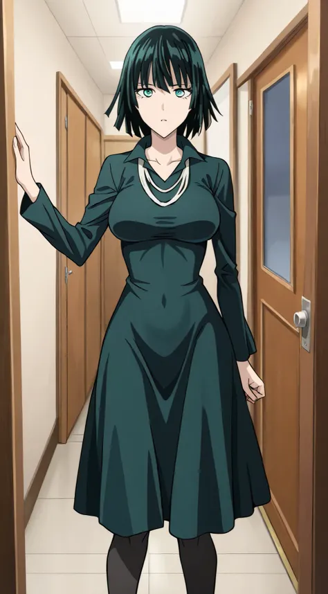 Fubuki, Main Outfit, solo, looking at viewer,