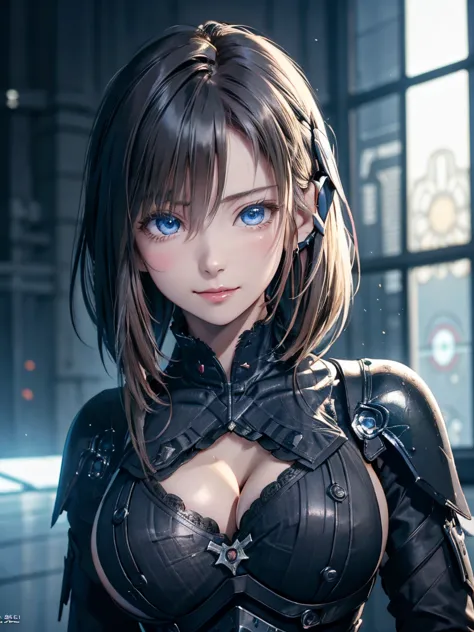 Anime style, cyberpunk style, super fine illustration, super soft image, Ultra clear illustration, highly detailed, beautiful detailed, super pale tone image, static representation, gentle expression, happy expression, 8k, the cutest & the most lovely face...