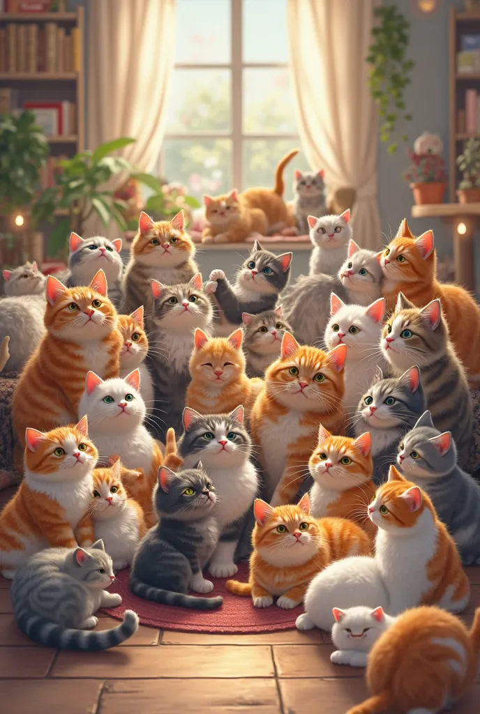 The pet cat family consists of 20 members 