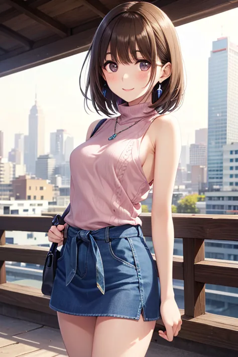  anegasaki nene, shiny brown short hair, beautiful brown eyes, smiling face, sparkling pupils, (fine grain), highly detailed eyes, highly detailed face, highly detailed eyes,, (masterpiece:1.2, best quality), ((only1 girl)), cowboy shot,cowboy shot,, 

, 
...