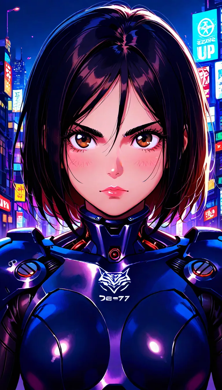 alita, cyborg, berserker body, portrait, brown eyes, face photo, hyper detailed, 1girl, solo, black bodysuit, at night, city background
sharp focus, score_9, score_8_up, score_7_up, score_6_up, score_5_up, score_4_up, sexy,wearing feet,soles