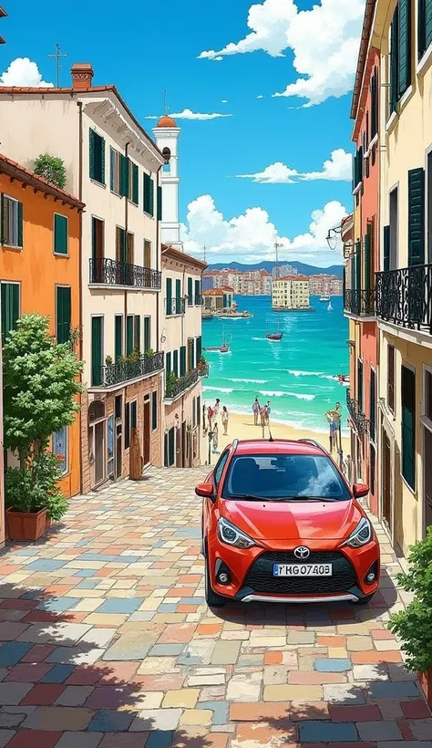    Suzuki Hideto's painting style 、 Toyota Yaris Cross、Southern French coastline