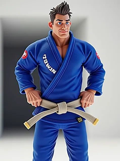 Cartoon ch Jiu jitsu character for s from the photo and. Attachment, animation character, Caractere estilizado, animation style rendering, 3D estilizado, Arnold Maya render, 3 d render stylized, toon render keyshot, Personagem 3D, Personagem 3D, 3d renderi...