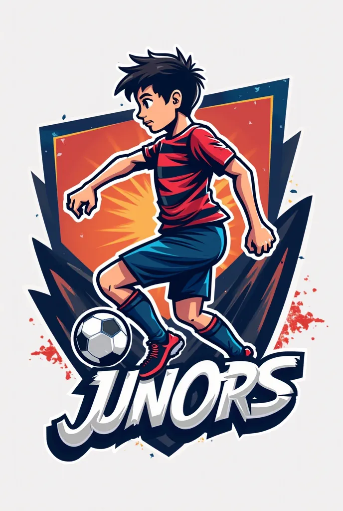 A soccer team logo that is relevant to "REAL JUNIORS"